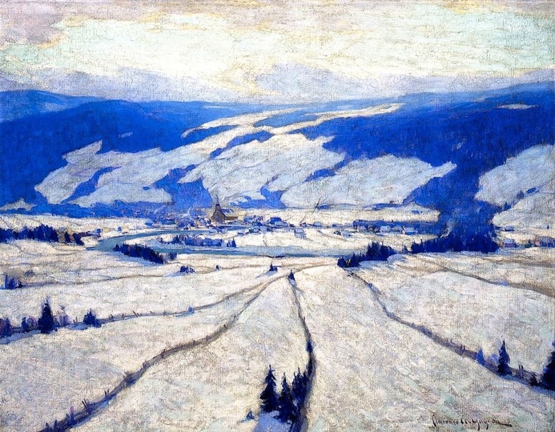 Clarence_Gagnon_-_The_Valley_in_December-1908