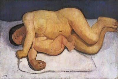 Mère+et+enfant,+1906-1907,+Paula+Modersohn-Becker